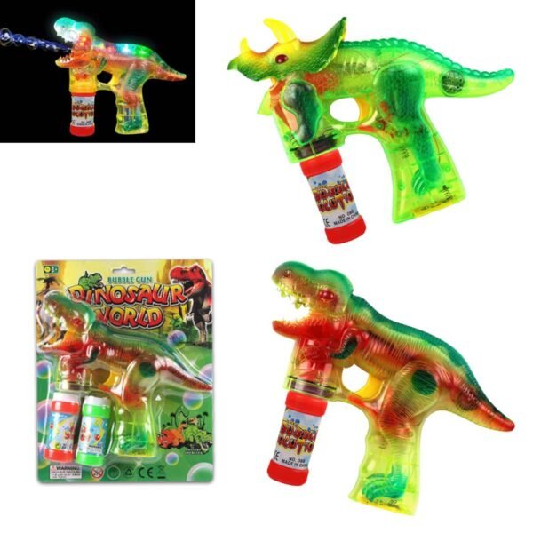 pistolet bulles dinosaure