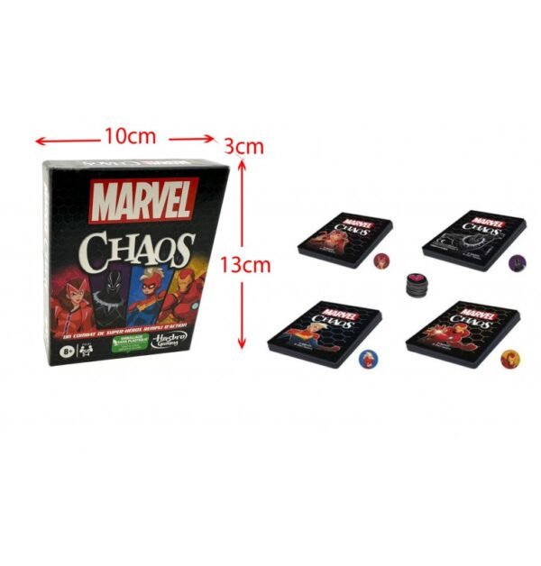 JEU DE CARTES MARVEL CHAOS HASBRO