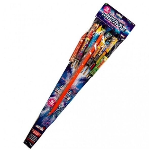 sachet 10 fusées space machine