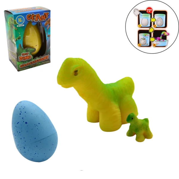 OEUF GROSSISSANT DINOSAURE GEANT 11.5CM
