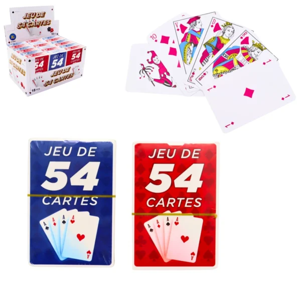 BOITE X 18 JEU DE 54 CARTES