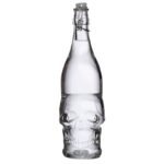 Gourde en Verre Transparent - Forme de Crâne – Image 2