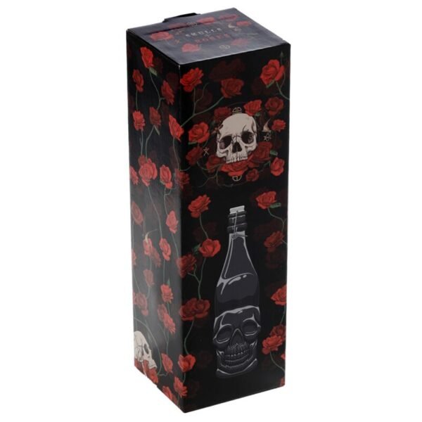 Gourde en Verre Transparent - Forme de Crâne