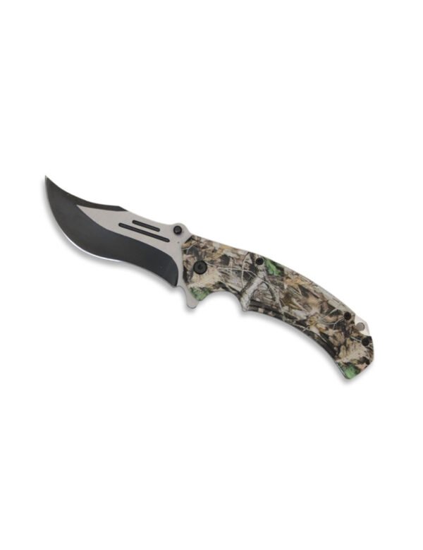 COUTEAU PLIANT CAMO FEUILLE