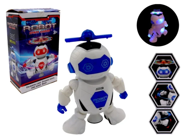 BOITE ROBOT DANSEUR SON ET LUMIERE